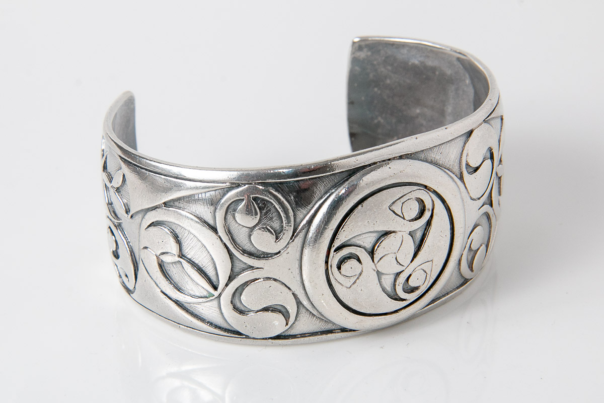 Handmade La-Tene Style Silver Celtic Bracelet 