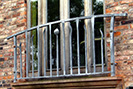 contemporary metal Juliet balcony