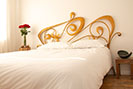 Art Nouveau themed bed