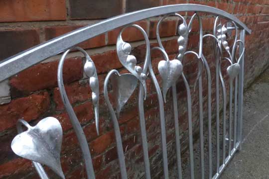 Forged steel balustrade