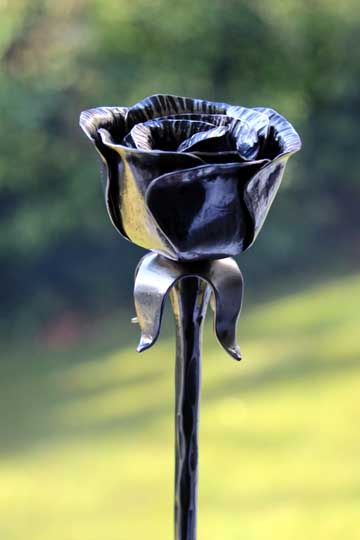 Forged Polished Stainless Steel Rose