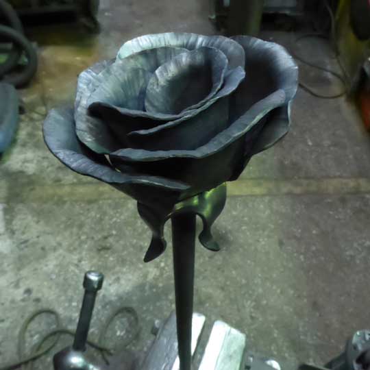 Forged Stainless Steel Rose