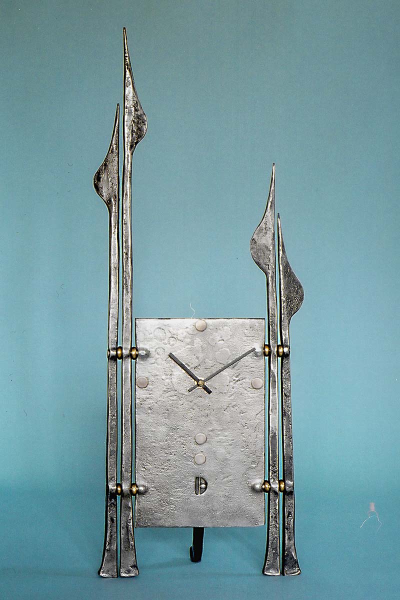 Unique Handmade Detailed Metal Clock