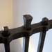 Hot punched detailing from some forged steel balustrades