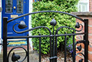 Arts and Crafts inspired garden gate