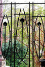 contemporary Rennie Mackintosh gates 