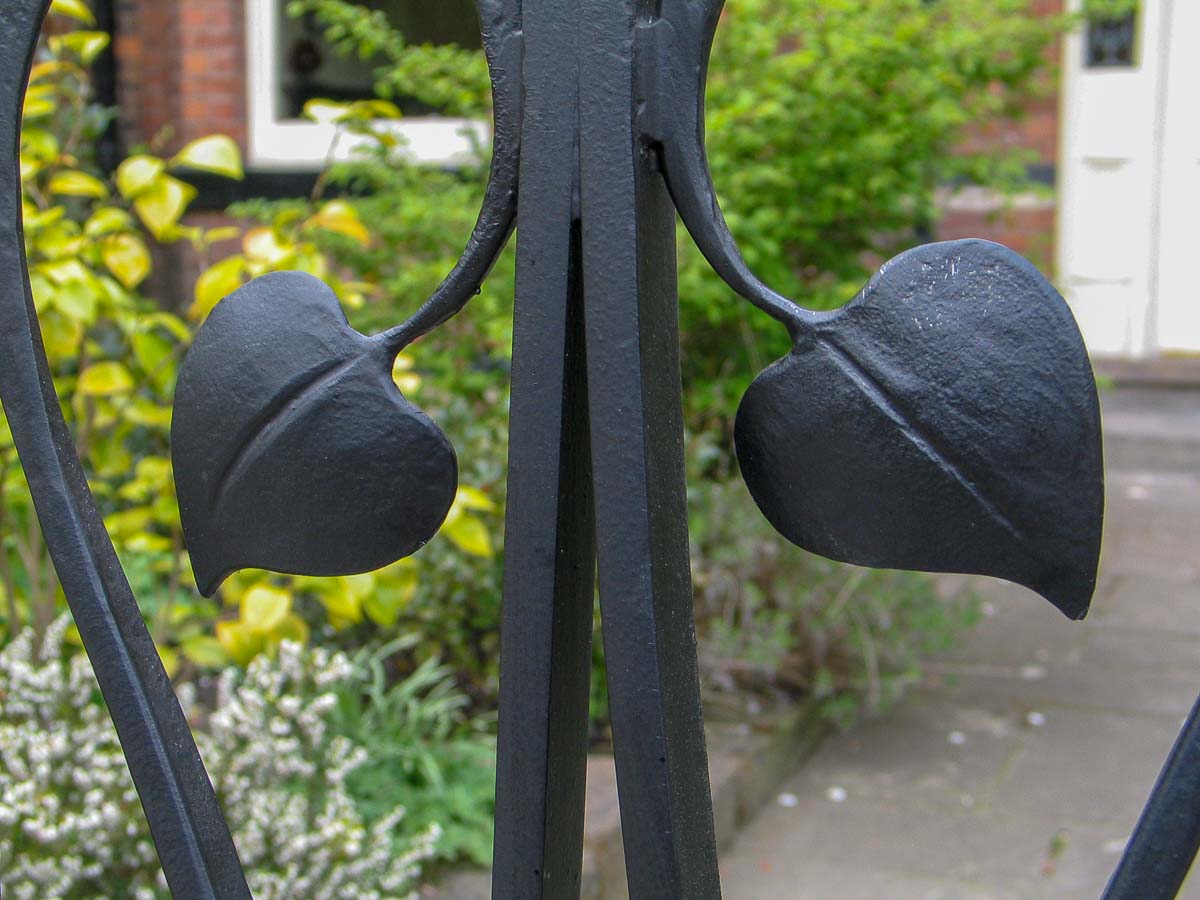 Hand forged period garden gate 