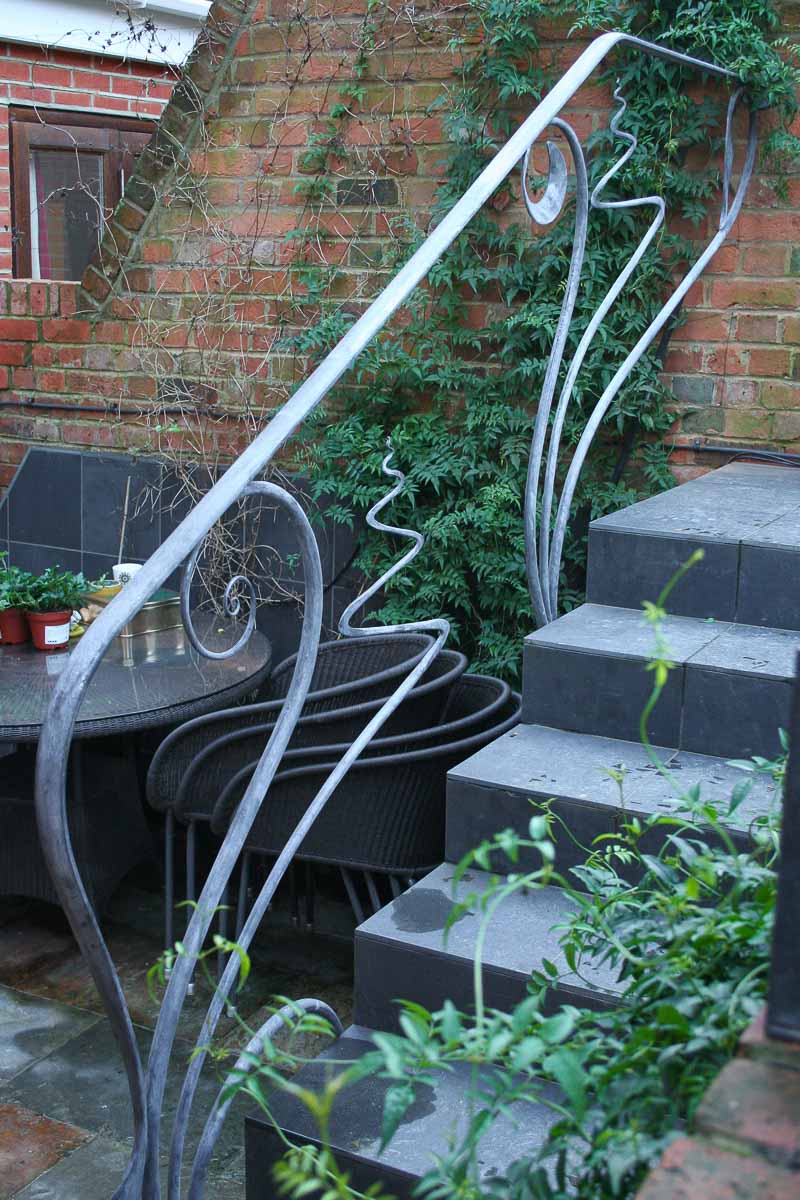 Contemporary Art Nouveau Handrail