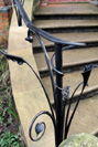 organic wrought iron handrail 