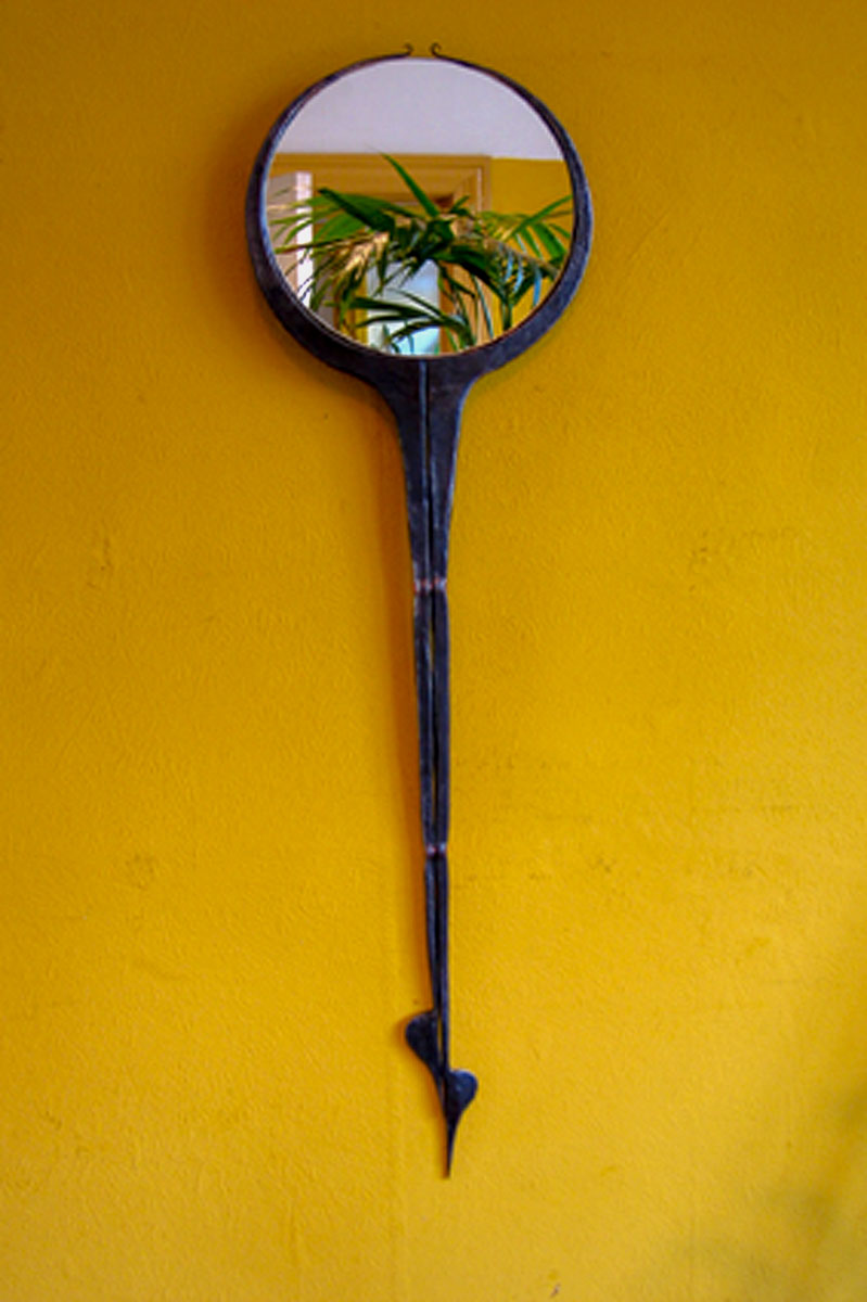 Bespoke and Quirky Steel Mirror