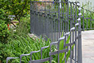 contemporary metal railings