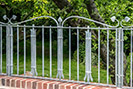 Arts and Crafts inspired metal railings