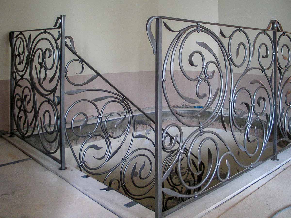Elegant and Ornate Stair Bannisters