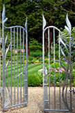 Art Nouveau inspired garden gates